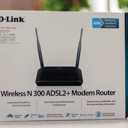 مودم روتر 2 آنتن D-Link مدل DSL-2750U